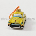Елочная игрушка "Автомобиль" (цветная с золотом), 0,05 л, ШФ-053С