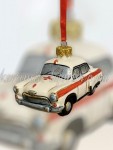 Елочная игрушка "Автомобиль" (цветная с золотом), 0,05 л, ШФ-053С