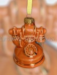Елочная игрушка "Телефон" (цветная с золотом), 0,05 л, ШФ-053С