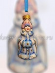Елочная игрушка "Снежная Королева" (Снегурочка) (цветная с золотом), 0,05 л, ШФ-053С