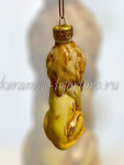 Елочная игрушка "Лев" (цветная с золотом), 0,05 л, ШФ-053С