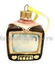 Елочная игрушка "Телевизор" (цветная с золотом), 0,05 л, ШФ-053С
