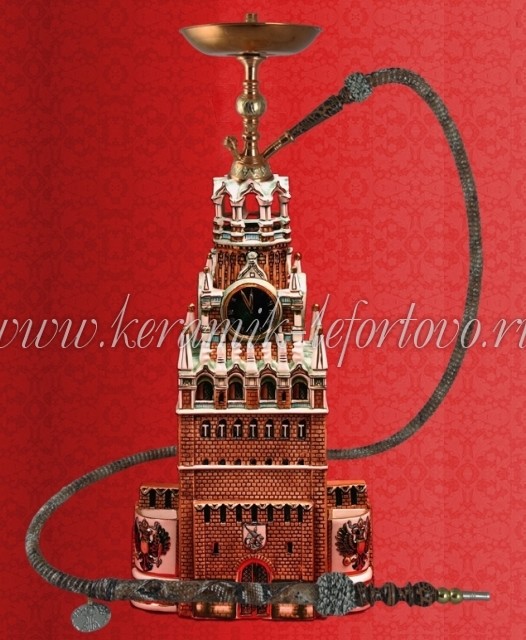 Кальян "Башня Кремля" (цветной с золотом) 2,5л, 004-К