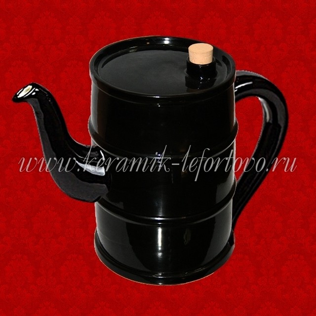 Чайник "Баррель Нефти" (глазурь) 1,5л, 234-Ч