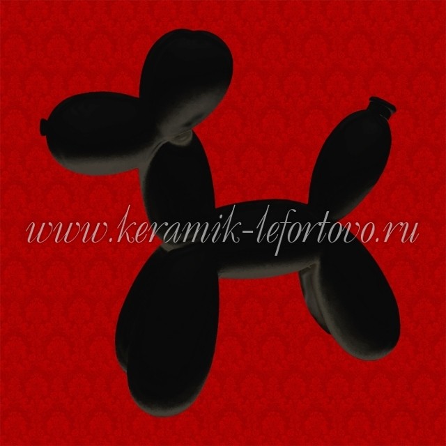 "Собака Шарик" (белая, черная, красная, синяя) 0,5 л, ШФ-460С