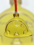 Елочная игрушка "Каска" (цветная с золотом), 0,05 л, ШФ-053С