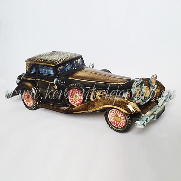 "Автомобиль" Ретро Купе (цвет. золото с вращающимися колесами), 1л, ШФ-528С
