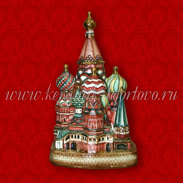 "Храм Василия Блаженного" (цветной с золотом) 1,5л, Шф-162С