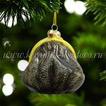 Елочная игрушка "Кошелек" (цветная с золотом), 0,05 л, ШФ-053С