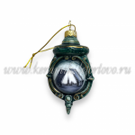 Елочная игрушка "Фонарик Питер" (цветная с золотом), 0,05 л, ШФ-053С
