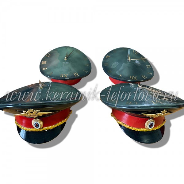 Часы "Фуражка" настенные/настольные на заказ