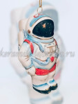 Елочная игрушка "Космонавт" (цветная с золотом), ШФ-053С