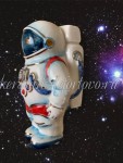 Елочная игрушка "Космонавт" (цветная с золотом), ШФ-053С