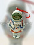 Елочная игрушка "Космонавт" (цветная с золотом), ШФ-053С