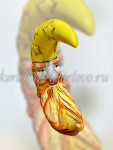Елочная игрушка "Месяц сказочный" (цветная с золотом), ШФ-053С