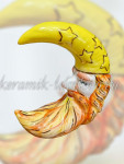 Елочная игрушка "Месяц сказочный" (цветная с золотом), ШФ-053С