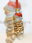 Елочная игрушка "Тигренок с мороженым / Новогодний тигр", 0,05 л, ШФ-053С