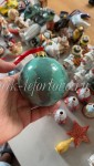 Елочная игрушка шарик "Фрукты" (цветной с золотом), ШФ-053С