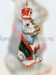 Елочная игрушка "Мартовский заяц" (цветная), ШФ-053С