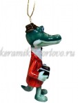 Елочная игрушка "Крокодил Гена" (цветная с золотом), ШФ-053С