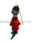 Елочная игрушка "Крокодил Гена" (цветная с золотом), ШФ-053С