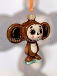 Елочная игрушка "Чебурашка" (цветная с золотом), ШФ-053С