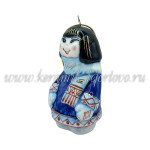 Елочная игрушка "Чукча" (цветная с золотом), ШФ-053С