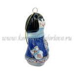 Елочная игрушка "Чукча" (цветная с золотом), ШФ-053С