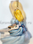 Елочная игрушка "Алиса" (цветная с золотом), ШФ-053С