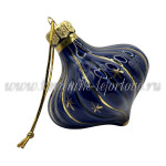 Елочная игрушка "Зефирка" (глазурьс золотом), ШФ-053С