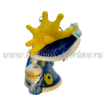 Елочная игрушка "Царь" (цветная с золотом), ШФ-053С