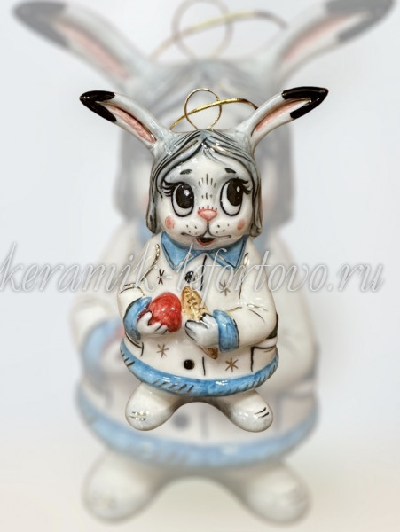 Елочная игрушка "Лапочка дочка" (цветная с золотом), ШФ-053С