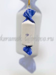 Елочная игрушка «Конфета» кобальт ШФ-053С