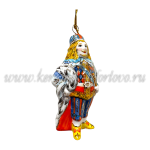 Елочная игрушка "Король" VIP (цветная с золотом), ШФ-053С
