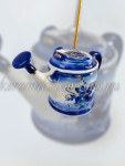 Елочная игрушка "Лейка" (кобальт с золотом),  ШФ-053С