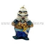 Елочная игрушка "Соловей-Разбойник" (цветная с золотом) ШФ-053С