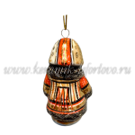 Елочная игрушка "Чукча" VIP (цветная с золотом), ШФ-053С