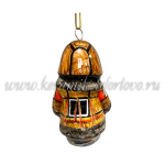 Елочная игрушка "Чукча" VIP (цветная с золотом), ШФ-053С