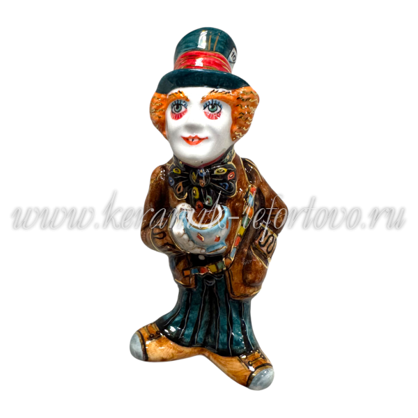 Елочная игрушка "Шляпник" VIP (цветная с золотом), ШФ-053С