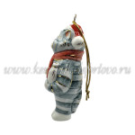 Елочная игрушка "Кот Матроскин" (цветная с золотом), ШФ-053С