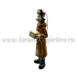 Елочная игрушка "Почтальон Печкин" (цветная с золотом), ШФ-053С