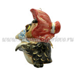 Елочная игрушка "Сова из Винни-Пуха" (цветная с золотом), ШФ-053С