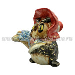 Елочная игрушка "Сова из Винни-Пуха" (цветная с золотом), ШФ-053С