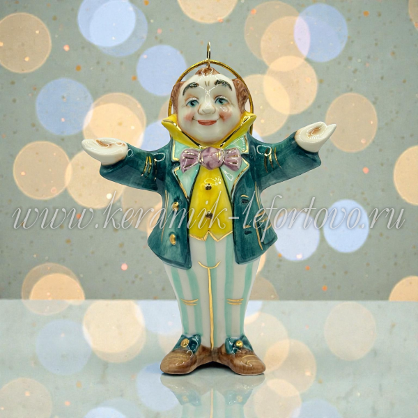 Елочная игрушка «Гудвин» (цветная с золотом) ШФ-053С