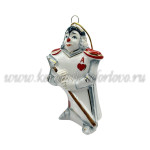 Елочная игрушка «Карта Туз» (цветная с золотом) ШФ-053С