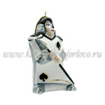 Елочная игрушка «Карта Туз» (цветная с золотом) ШФ-053С