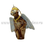 Елочная игрушка «Летучая обезьяна» (цветная с золотом) ШФ-053С