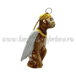 Елочная игрушка «Летучая обезьяна» (цветная с золотом) ШФ-053С