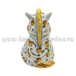 Елочная игрушка «Малыш в яблоках» VIP (цветная с золотом), ШФ-053С