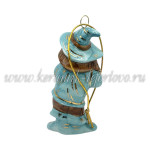 Елочная игрушка «Страшила мудрый» (цветная с золотом), ШФ-053С